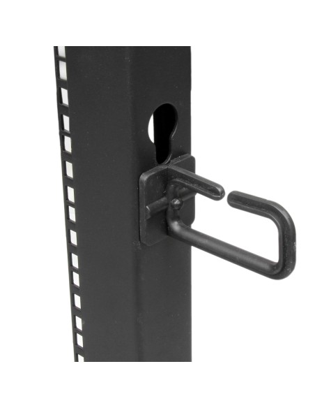 Rack 8U Móvil de Marco Abierto de 4 Columnas para Servidores - Rack de 19 Pulgadas para Equipo de Red e Informático - Rack Comp