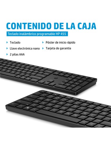 Teclado inalámbrico programable 455