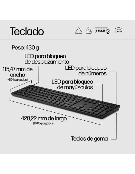 Teclado inalámbrico programable 450 Teclado inalámbrico programable 450