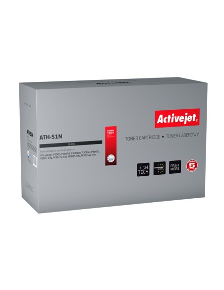 Cartucho de tóner ATH-51N (repuesto HP 51A Q7551A  Supreme  7200 páginas  negro)