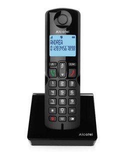 S280 DUO BLK Teléfono DECT Identificador de llamadas Negro