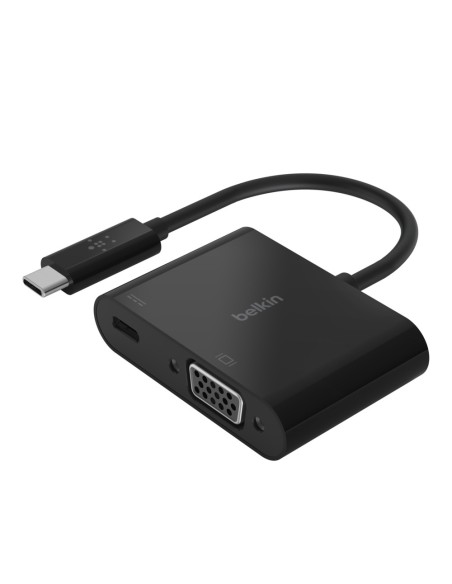 AVC001BTBK base para portátil y replicador de puertos USB 3.2 Gen 1 (3.1 Gen 1) Type-C Negro