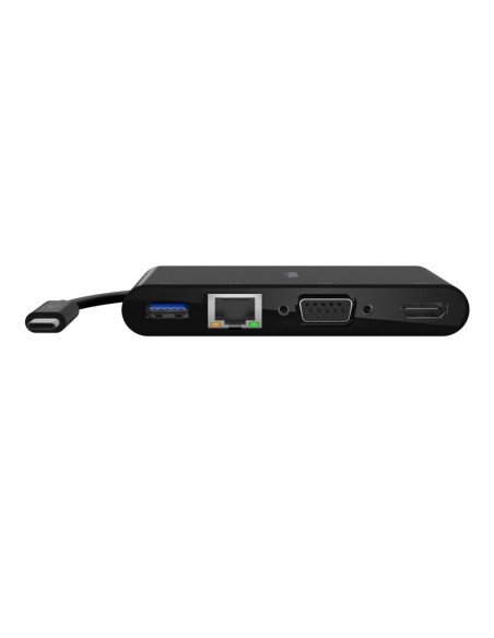 AVC005BTBK base para portátil y replicador de puertos Alámbrico USB 3.2 Gen 1 (3.1 Gen 1) Type-C Negro