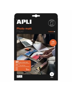 10418 papel fotográfico A4 (210x297 mm) Mate Blanco