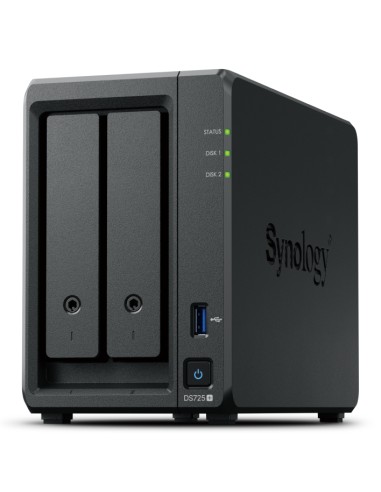 DiskStation DS725+ NAS Ryzen Embedded R1600 4 GB DDR4 8 TB Negro
