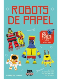 Robots de papel 20 robots y 36 cartas