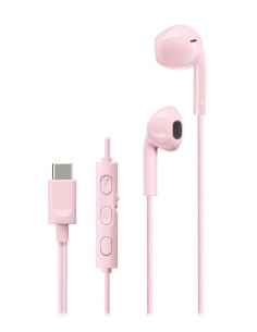 HA-FR17UC Auriculares Alámbrico Dentro de oído Llamadas/Música USB Tipo C Rosa