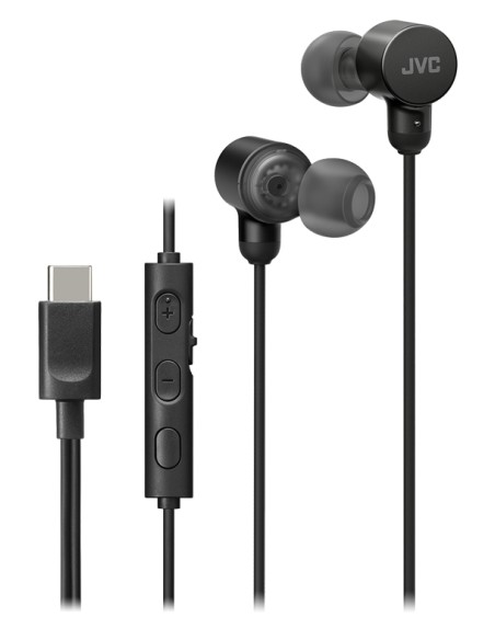 HAFR29UCA Auriculares Alámbrico Dentro de oído Llamadas/Música USB Tipo C Negro