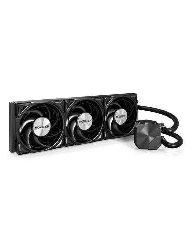 HyperFlow Silent 360 Procesador Sistema de refrigeración líquida todo en uno 12 cm Negro 1 pieza(s)