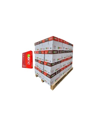 IK ONE Papel A4 80 gr - Palet de 240 paquetes (Solo península, servicio puerta bajo, no se despaletiza ni se sube a planta)