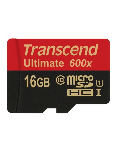 16GB microSDHC Class 10 UHS-I (Ultimate) MLC Clase 10