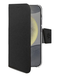 WALLY funda para teléfono móvil 15,8 cm (6.2") Funda cartera Negro