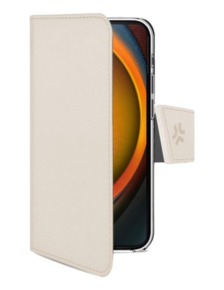 WALLY funda para teléfono móvil 16,5 cm (6.5") Funda cartera Arena