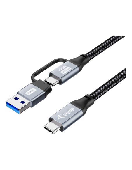 128432 cable USB USB 3.2 Gen 2x2 2 m USB A/USB C USB C Negro