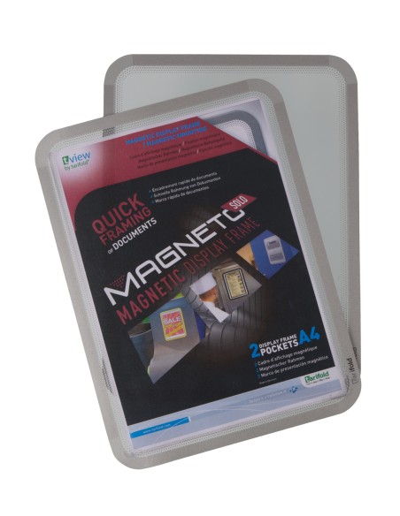 195030 marco magnético A4 Plata