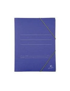 CARPETA CARTON AZUL 500 GR./M2. CUARTO GOMA SOLAPA MARIOLA 1045