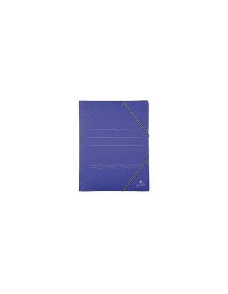 CARPETA CARTON AZUL 500 GR./M2. CUARTO GOMA SOLAPA MARIOLA - Pack de 20 unidades - 1045