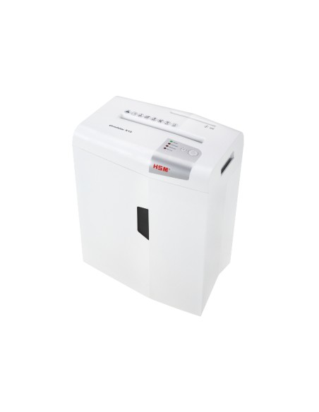 X10 triturador de papel Corte en partículas 58 dB 22 cm Plata, Blanco