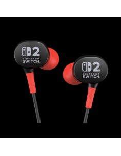 Wired Earbuds for Nintendo Switch 2 Auriculares Alámbrico Dentro de oído Juego Negro, Rojo
