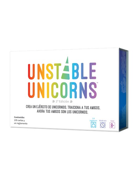 TEEUU01ES juego de tablero Unstable Unicorns Juego De Cartas Estrategia