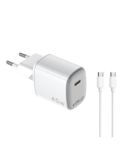 UPTC1USBC45WCTC cargador de dispositivo móvil Smartphone, Tableta Blanco Corriente alterna, USB Carga rápida Interior