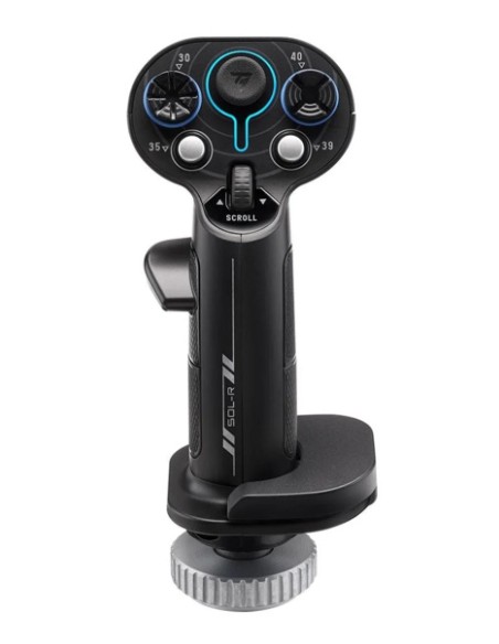 Sol-R 3 AVA Add-On Grip Negro USB Palanca de vuelo Analógico/Digital PC