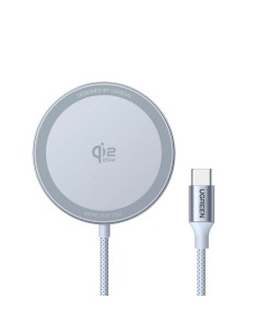 MagFlow Smartphone Gris USB Cargador inalámbrico Auto