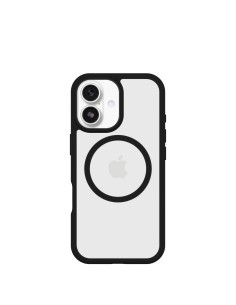 React MagSafe Series para Apple iPhone 17, negro Crystal, transparente/negro