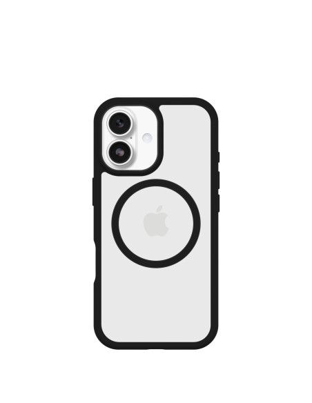 React MagSafe Series para Apple iPhone 17, negro Crystal, transparente/negro