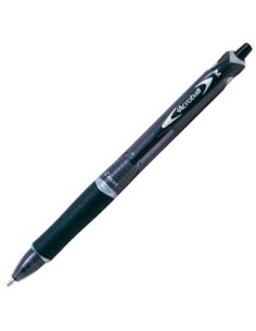 BOLIGRAFO PILOT ACROBALL NEGRO MEDIO - Pack de 10 unidades - BAB-15M-B-BG