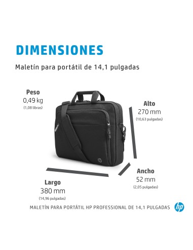 Maletín para portátil Professional de 14,1 pulgadas