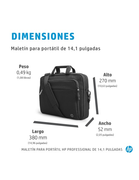 Maletín para portátil Professional de 14,1 pulgadas