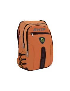 BK7F mochila Negro, Naranja Imitación piel, Nylon