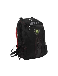 BK7R mochila Negro, Rojo Nylon