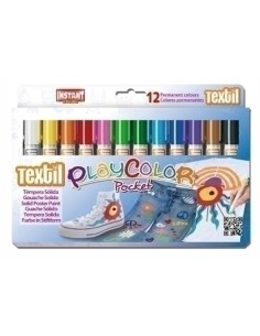 TEMPERA PLAYCOLOR POCKET TEXTIL C/1