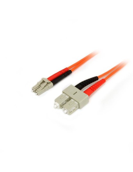 Cable Patch de Fibra Duplex Multimodo 50/125 1m LC - SC