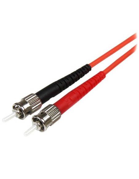 Cable Adaptador de Red de 5m Multimodo Dúplex Fibra Óptica LC-ST 50/125 - Patch Duplex