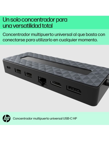 Concentrador multipuerto universal USB-C