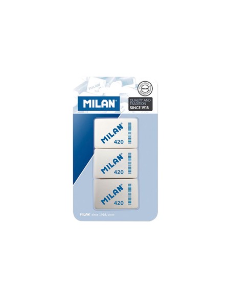 BLISTER 3 GOMAS MILAN MIGA DE PAN 420 BMM9221