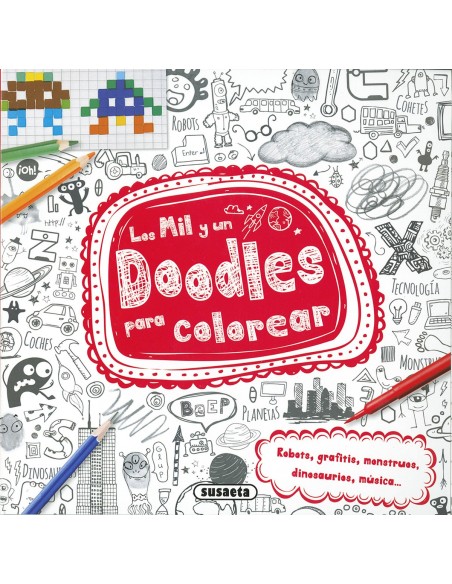 Los mil y un doodles para colorear