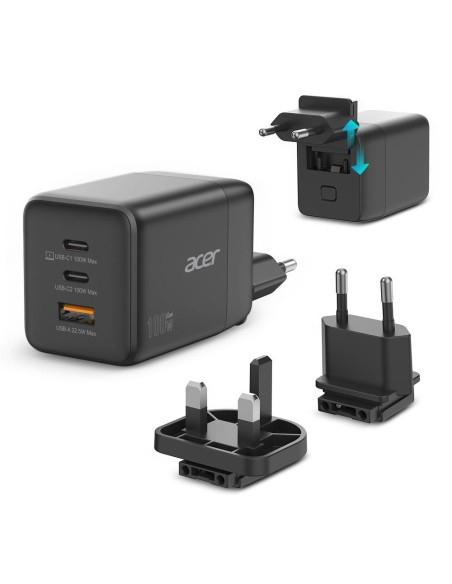 HP.DSCAB.019 cargador de dispositivo móvil Universal Negro Corriente alterna Carga rápida Interior