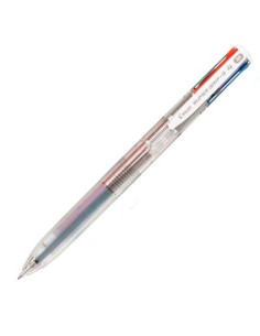 PILOT BOLIGRAFO SUPERGRIP G 4 COLORES TINTA CUERPO TRANSPARENTE -12U-