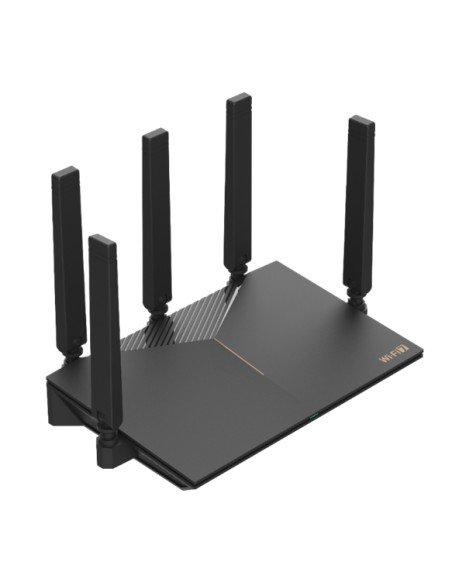 ROUTERBE3600 WIFI7 router inalámbrico 2.5 Gigabit Ethernet Doble banda (2,4 GHz / 5 GHz) Negro