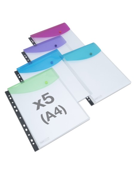 1630 protector de hojas 210 x 297 mm (A4) Polipropileno (PP) 5 pieza(s)