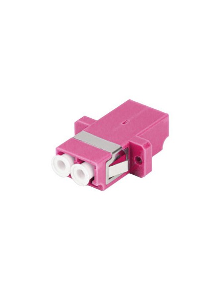 FA-LCUP-MD41-0001-VT adaptador de fibra óptica LC 1 pieza(s) Púrpura, Blanco
