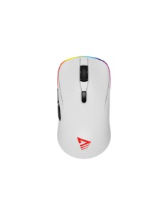 RIFT WHITE gaming mouse RGB Dual Mode ratón Juego mano derecha Bluetooth + USB Type-C Óptico 10000 DPI