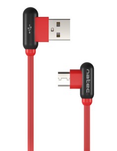 NKA-1201 cable USB USB 2.0 1 m USB A USB C Negro, Rojo