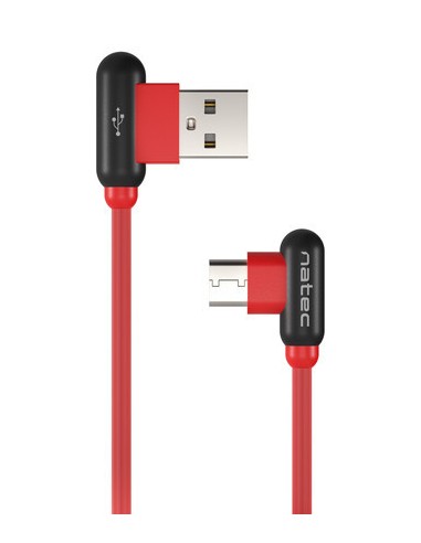 NKA-1201 cable USB USB 2.0 1 m USB A USB C Negro, Rojo