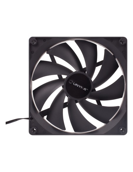 140 mm Carcasa del ordenador Ventilador 14 cm Negro