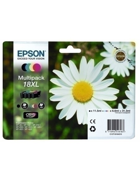 MULTIPACK EPSON T181640 ALTA CAPACIDAD XP-102/205/305/405